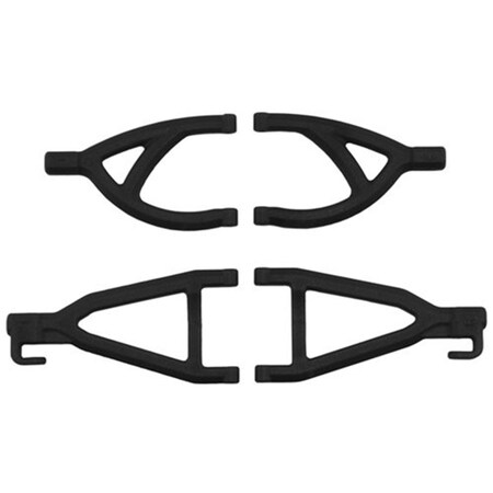 Rpm Products RPM  Rear Upper and Lower A-Arms for Traxxas .06Th E-Revo - Black RPM80602